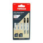 TIMCO Jigsaw Blades Wood Cutting HCS Blades - T119B - Image 2