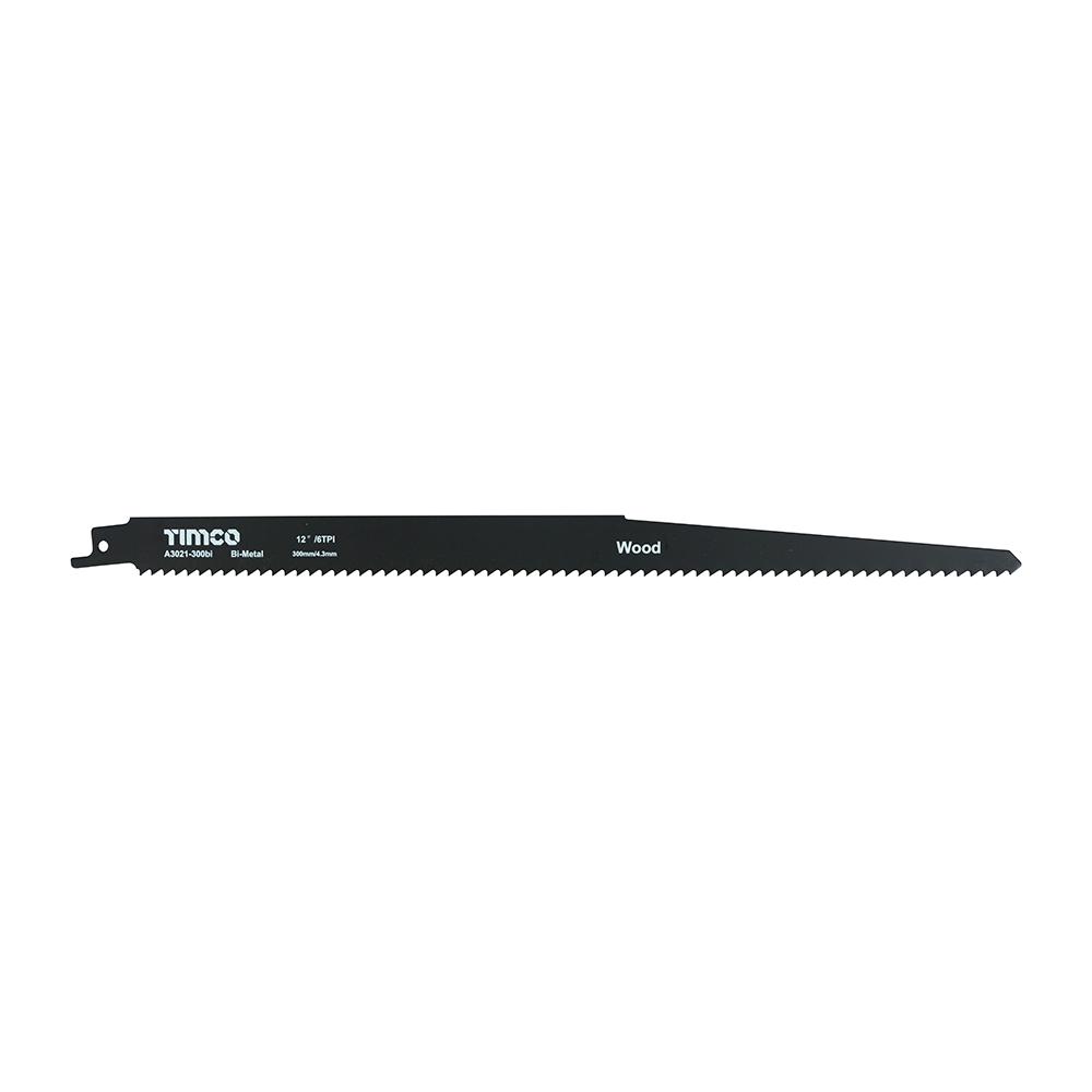A3021-300BI_w1 (1) TIMCO Reciprocating Saw Blades Wood Cutting Bi-Metal - S1411DF - Image 1