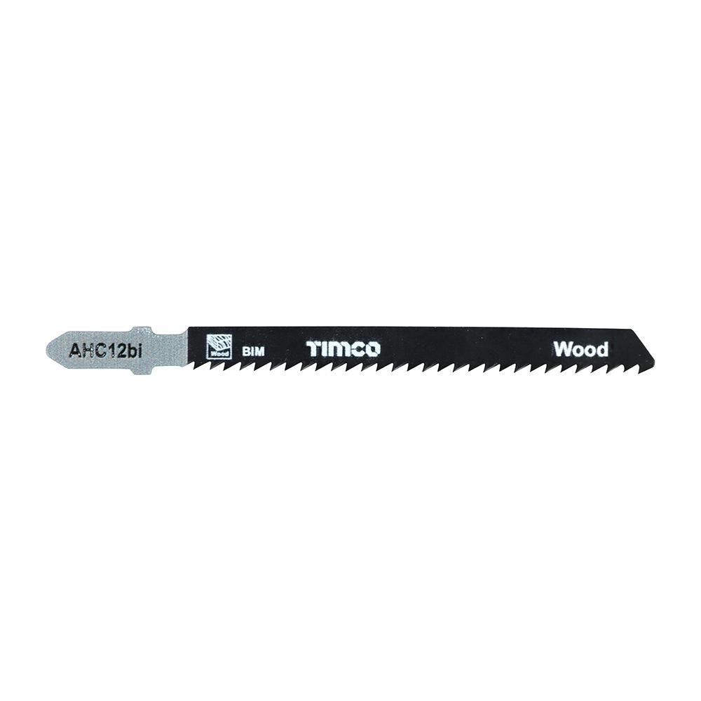 AHC12BI_w1 TIMCO Jigsaw Blades Wood Cutting Bi-Metal Blades - T101BF - Image 1