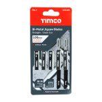 TIMCO Jigsaw Blades Wood Cutting Bi-Metal Blades - T101BF - Image 2