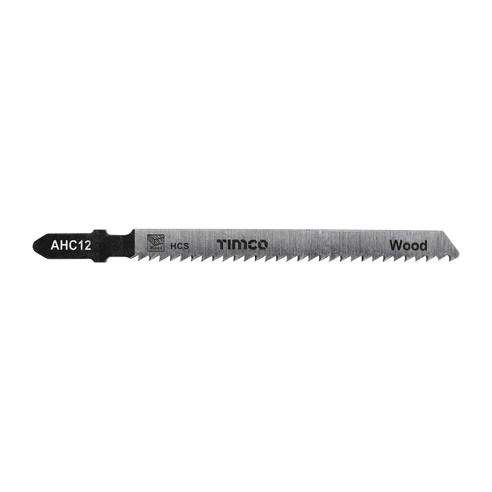 AHC12_w1 TIMCO Jigsaw Blades Wood Cutting HCS Blades - T101B - Image 1