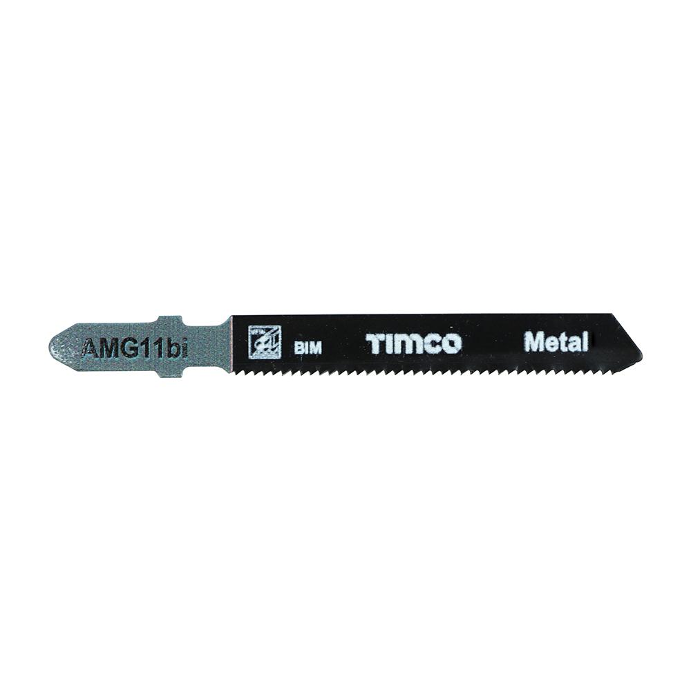 AMG11BI_w1 TIMCO Jigsaw Blades Metal Cutting Bi-Metal Blades - T118AF - Image 1