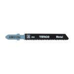 TIMCO Jigsaw Blades Metal Cutting Bi-Metal Blades - T118BF