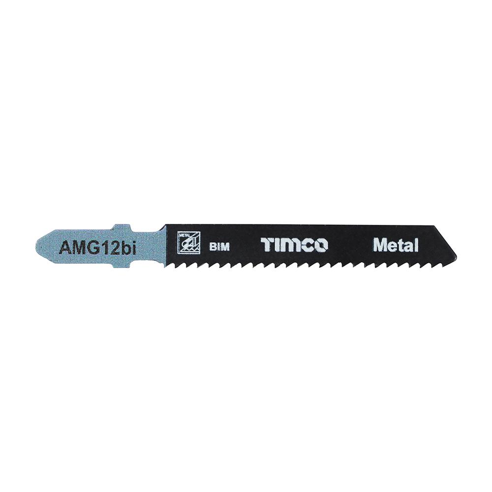 AMG12BI_w1 TIMCO Jigsaw Blades Metal Cutting Bi-Metal Blades - T118BF - Image 1