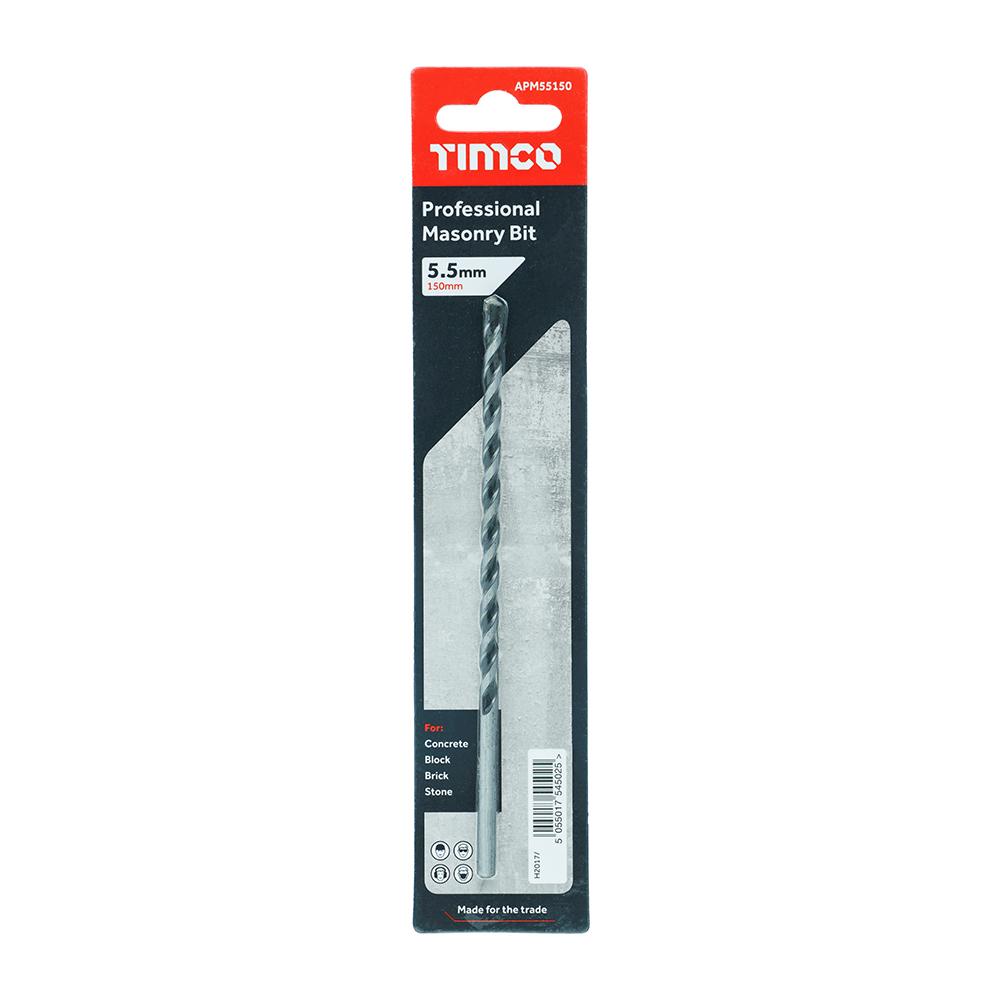 TIMCO Masonry Drill Bits - 8.0 x 300 - Image 2