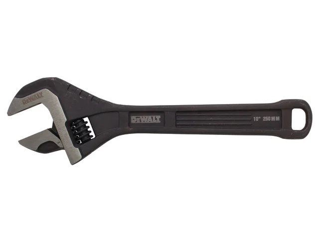 DHT080268 Dewalt All Steel Adjustable Wrench 10" / 250mm - Image 1