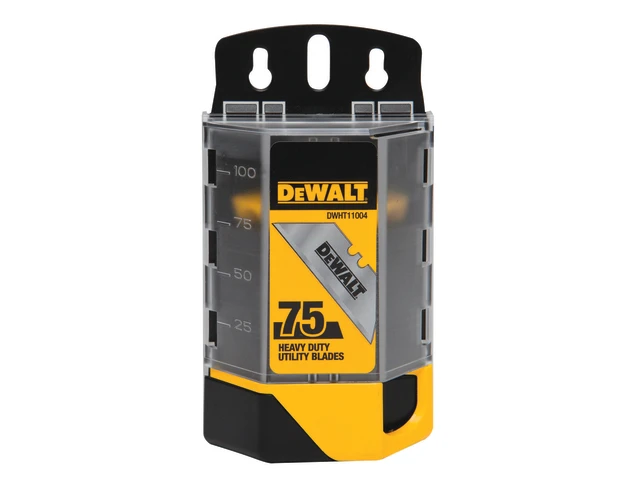 DHT711004 Dewalt Induction Hardened Utility Blades Pack 75 - Image 1
