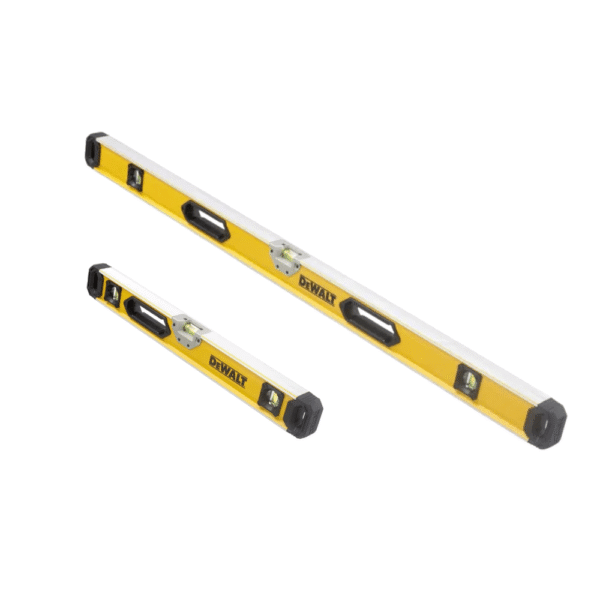 Dewalt Heavy Duty Box Beam Spirit Level Pack 2ft + 4ft
