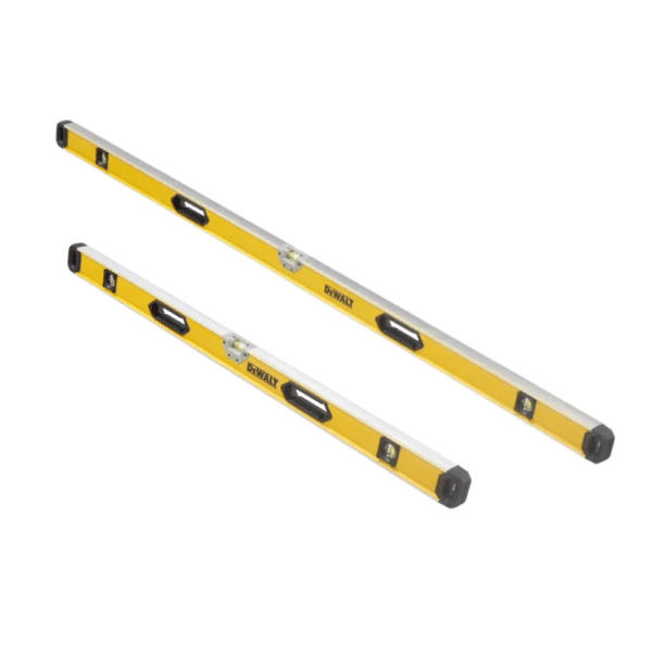 Dewalt Heavy Duty Box Beam Spirit Level Pack 4ft + 6ft