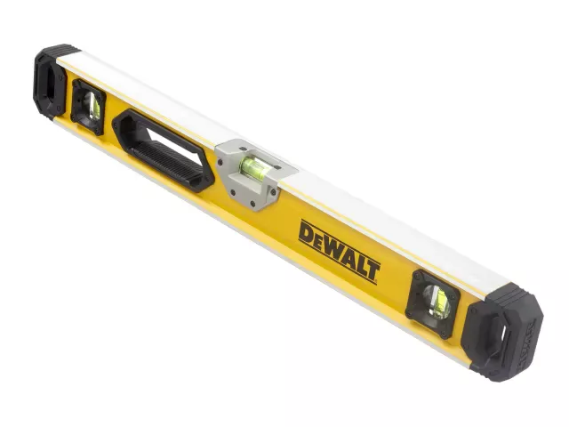 DHT043224 Dewalt Heavy Duty Box Beam Spirit Level 2ft/60cm - Image 1