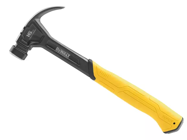 DHT051002 Dewalt Curve Claw Smooth Face Hammer 16oz - Image 1