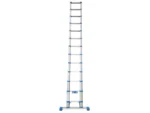Zarges Compactstep L Telescopic Ladder & Stabiliser Bar 3.8m - Image 2
