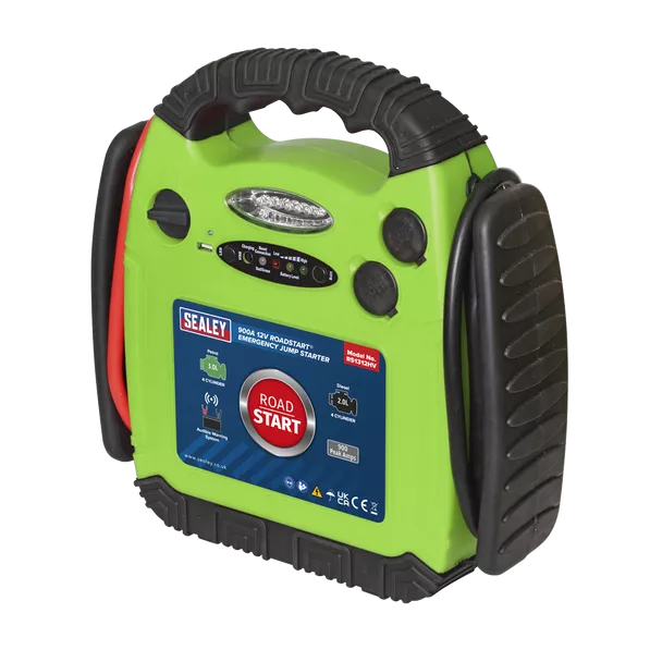 Sealey RoadStart® 12V Emergency Jump Starter 900 Peak Amps - Image 1