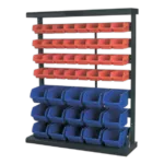 Sealey TPS47 Mobile Bin Storage System with 47 Bins - Image 2