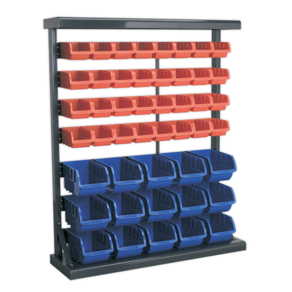 Sealey TPS47 Mobile Bin Storage System with 47 Bins