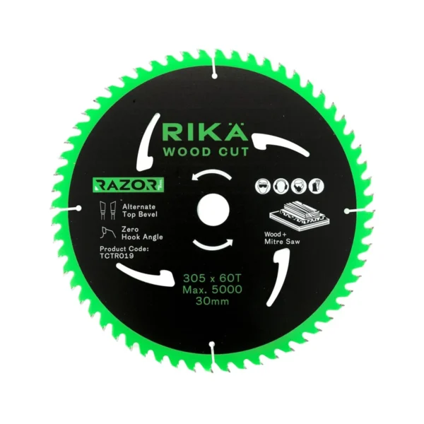 Rika Razor Pro TCT Mitre Saw Blade 305mm x 60T x 30mm