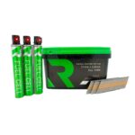 RIKÄ 1st Fix Collated Framing Nails Stainless Steel 2.8 x 51mm Pack 3000 - 3 x Gas