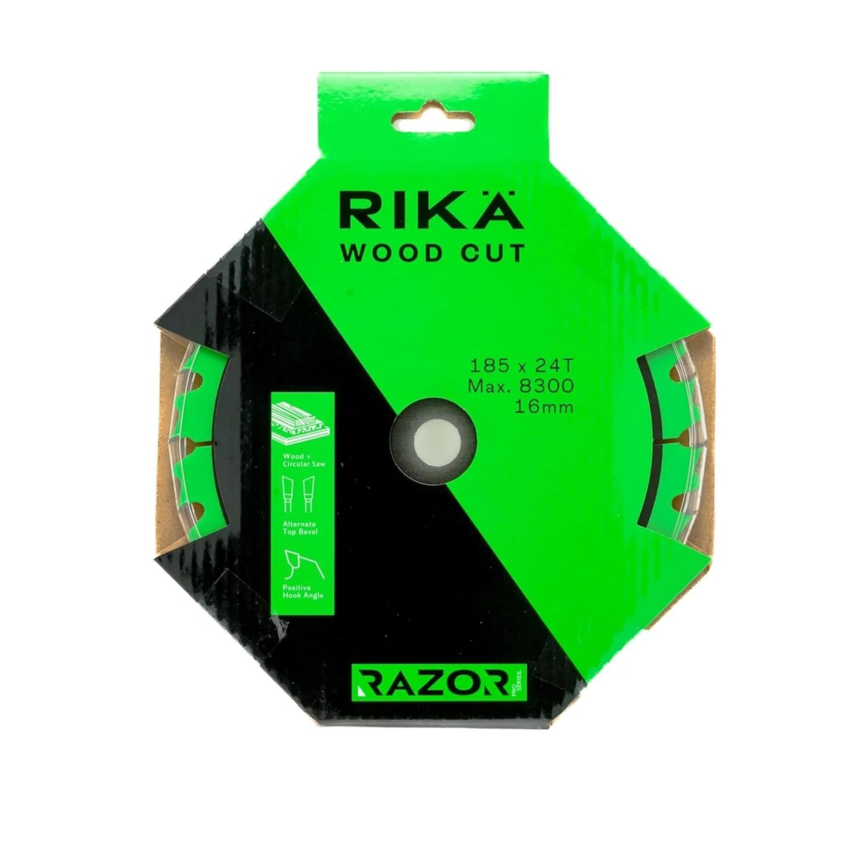 RIKÄ Razor Pro TCT Circular Saw Blade 184mm x 24T x 16mm - Image 2