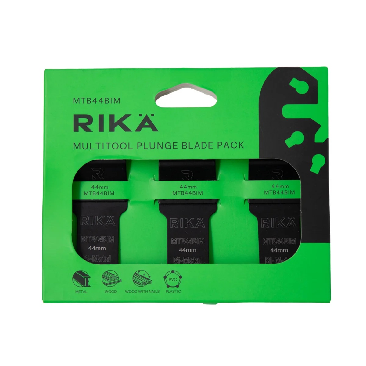 RIKÄ 44mm Bi-Metal Multi Tool Saw Blade 3 Pack - Image 2