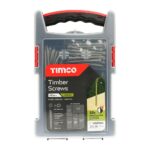 Timco Timber Screws Hex Head Exterior Green Mixed Pack 165