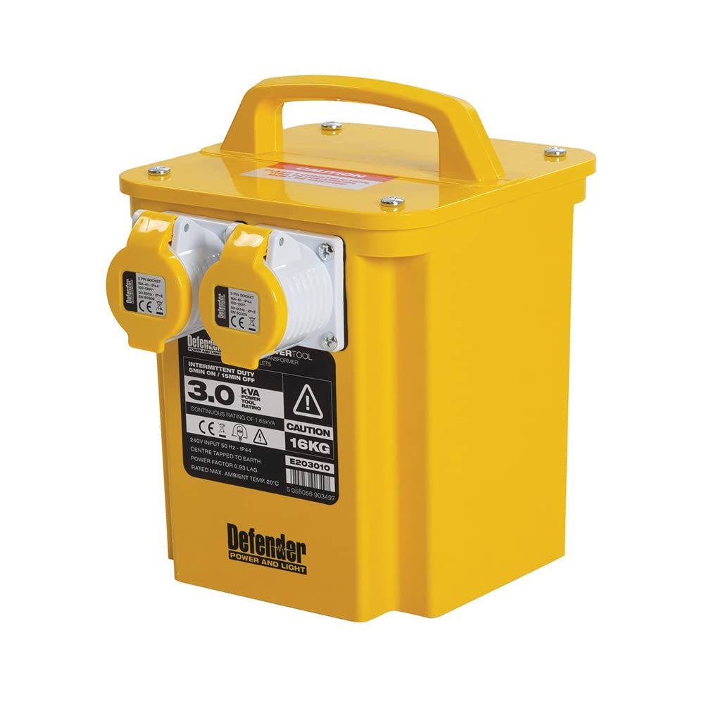 img_1843 Defender 3kVa Portable Transformer 16a 110v - Image 1