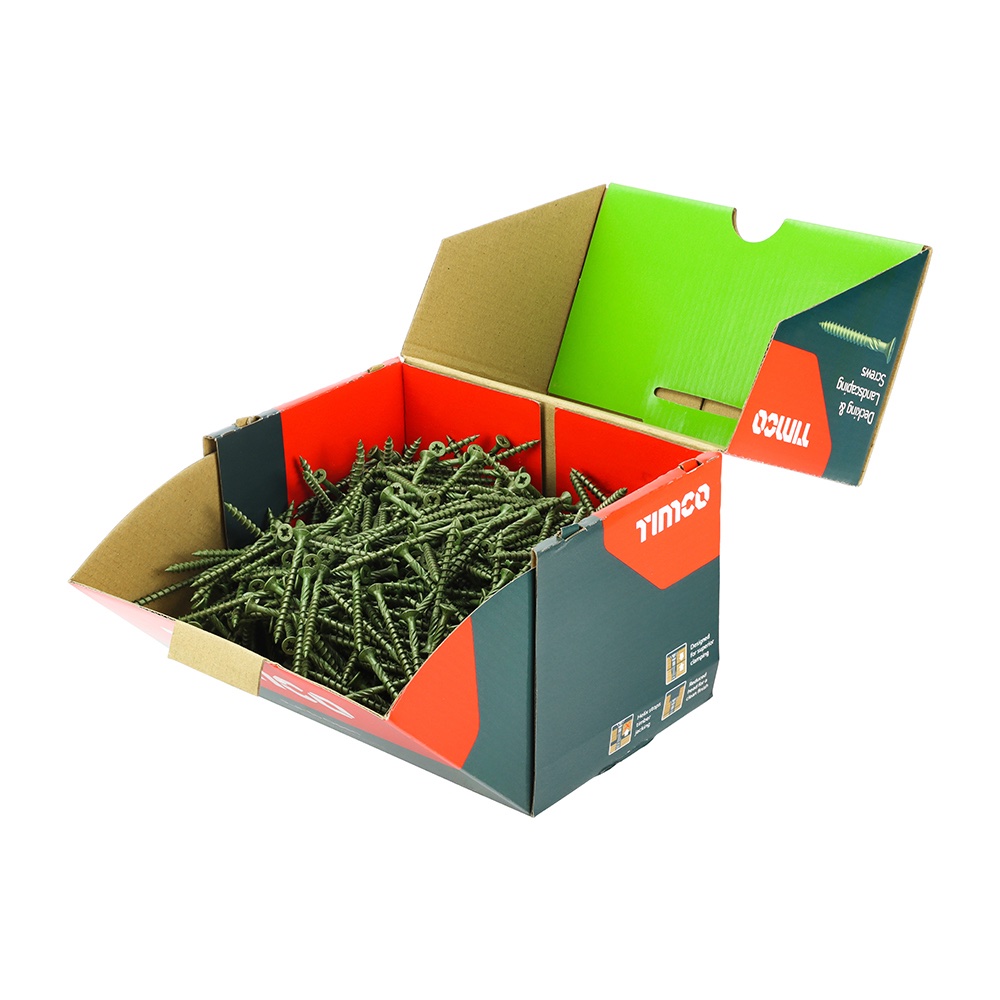 Timco Decking Screws 4.5 x 60mm Industry Pack 1000 - Image 1