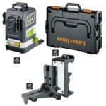 Laserliner Powerplane 18v 3G Multi Cordless 3 Way Self Levelling Laser Kit - Compatible with Makita, Dewalt, Milwaukee, Festool, Hikoki, Metabo