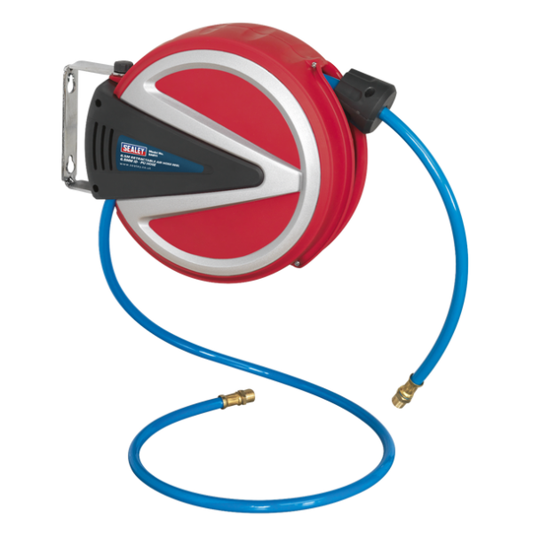 Sealey 6.5m Retractable PU Air Hose Reel 6.5mm ID