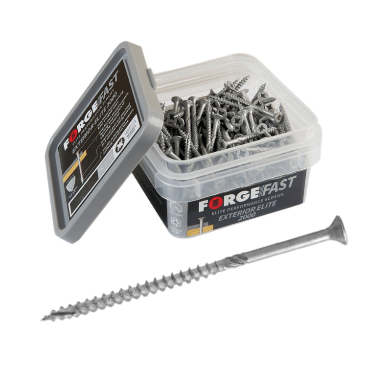 ForgeFast 5.0 x 80mm Elite Exterior Screws Box 110 - Image 1
