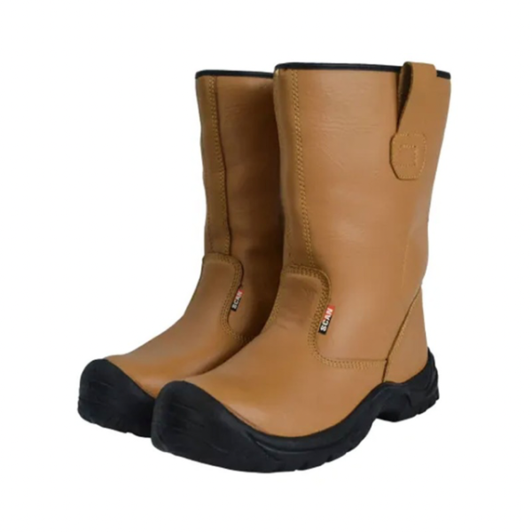 Scan Size 6 Texas Lined Rigger Boots Tan