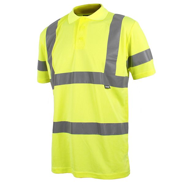 Scan Hi-Vis Yellow Polo Shirt - M