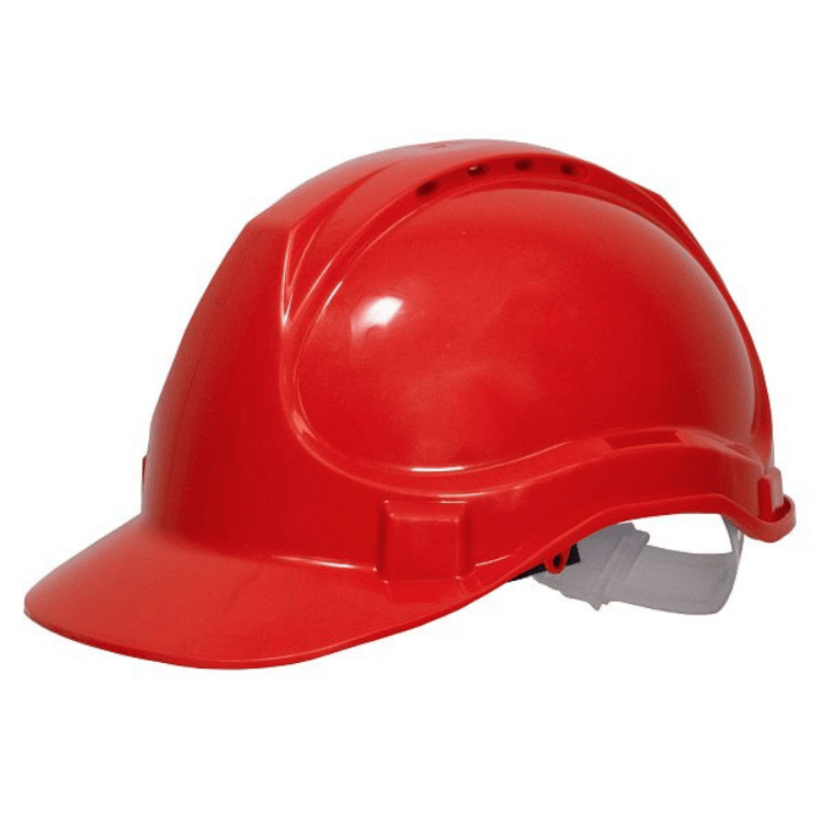 SCAPPESHR Scan Safety Hard Hat Helmet - Red - Image 1