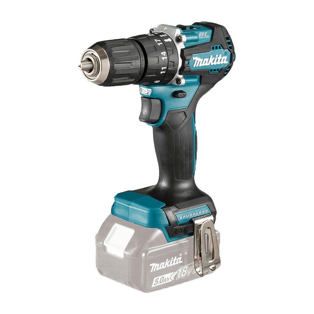 Makita DHP487Z 18v LXT Cordless Brushless Combi Drill Body Only - Image 1