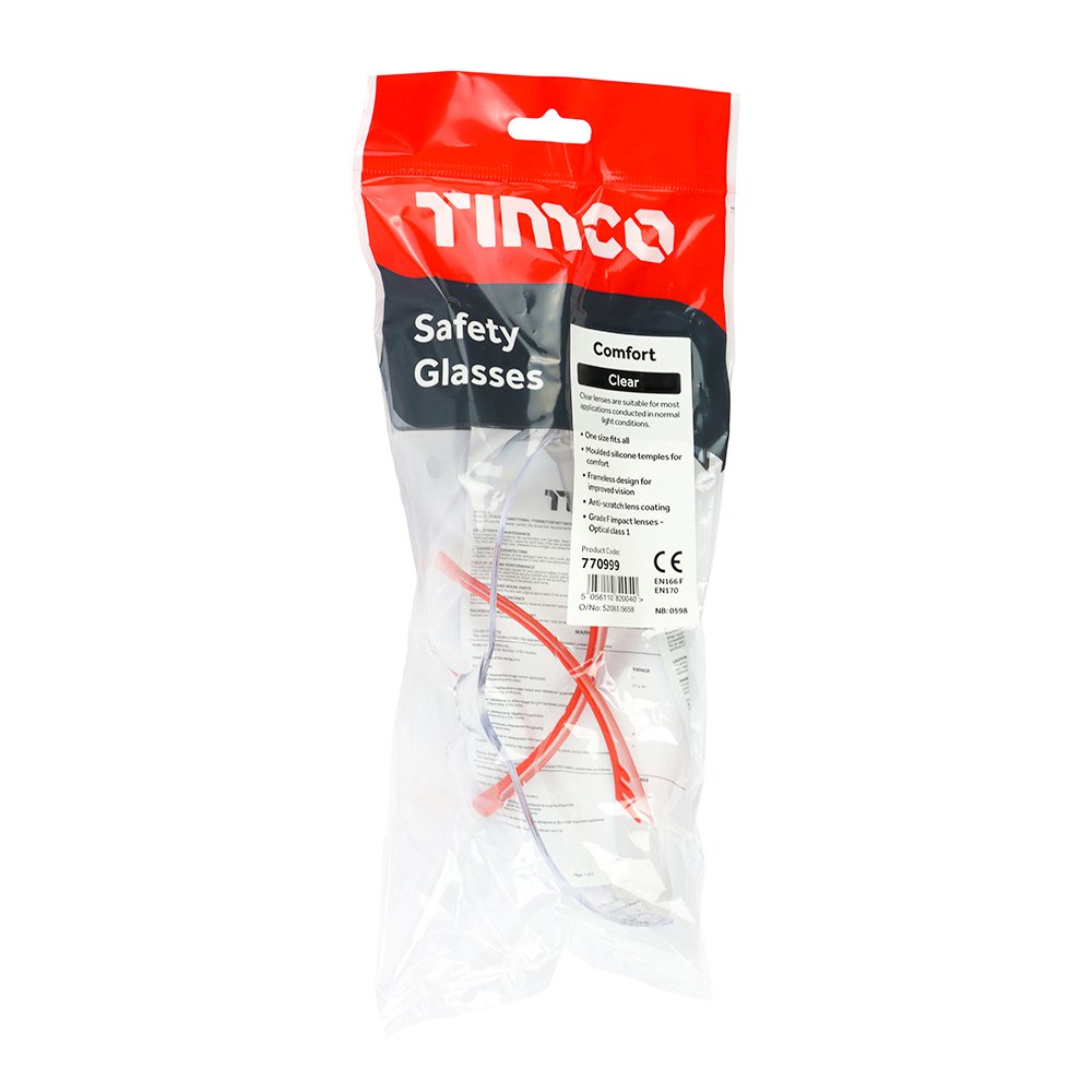 ppe5C770999_3.jpg TIMCO Comfort Safety Glasses Clear - One Size - Image 1